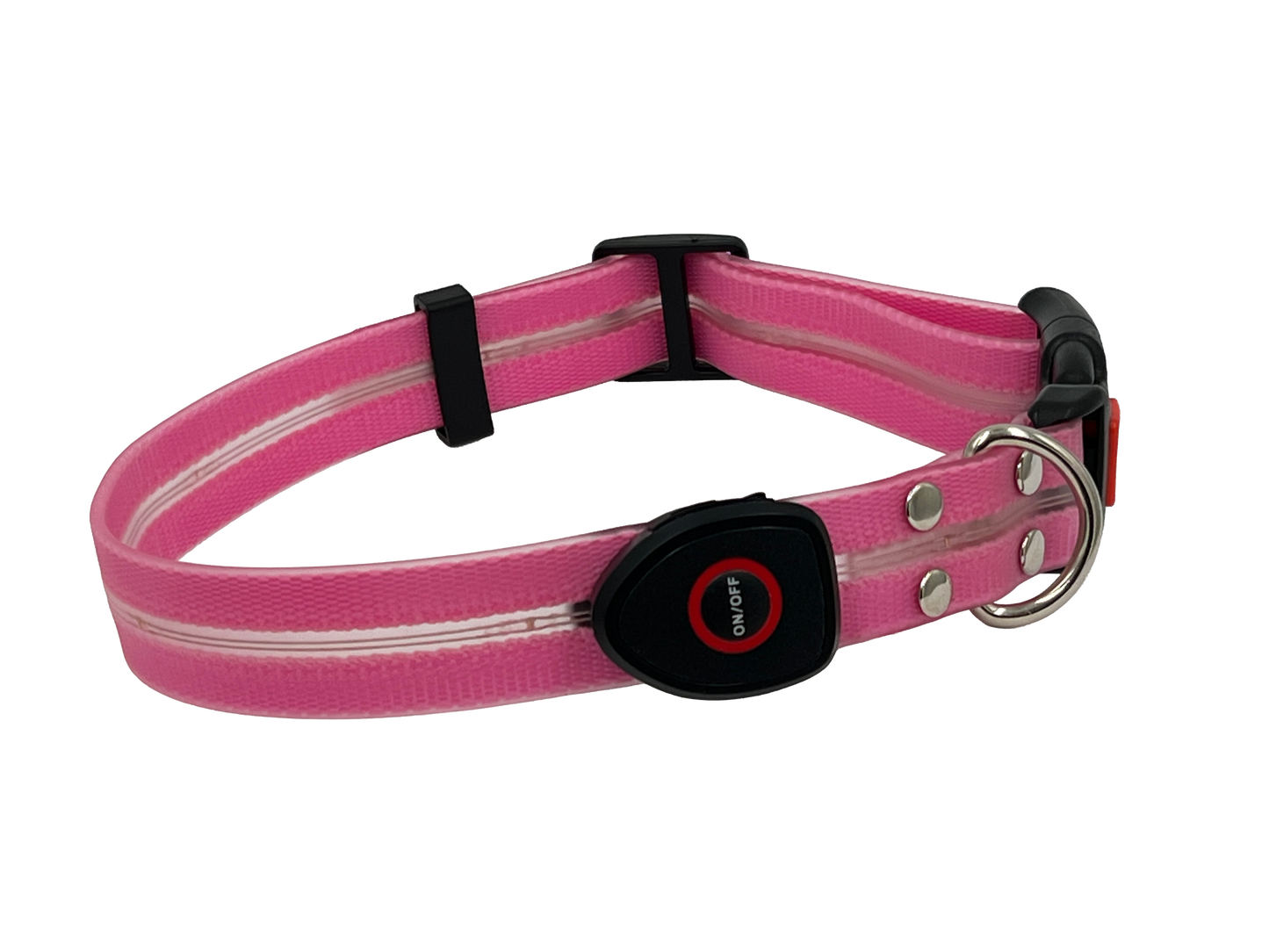 Collare Led per Cani - Rosa