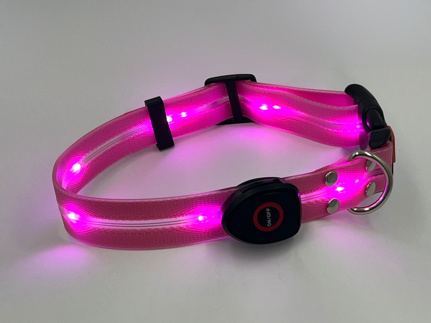 Collare Led per Cani - Rosa